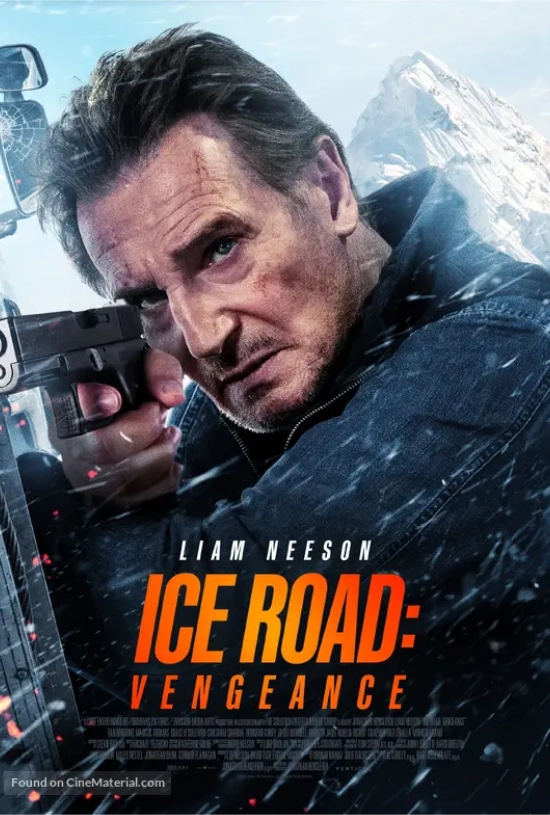 Liam Neeson in action thriller poster